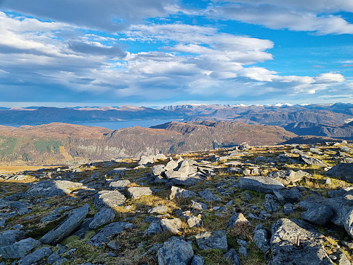 Utsikt frå Kvamfjellet