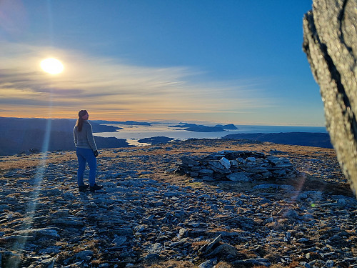 Utsikt frå Haugsteinfjell. Nordover