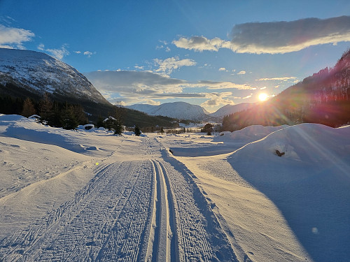Solskinn 2.nyttårsdag. Kan det bli betre???