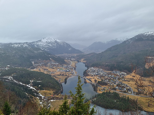Utsikt frå Liafjellet