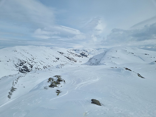 Utsikt frå Rimmane mot Blåfjell
