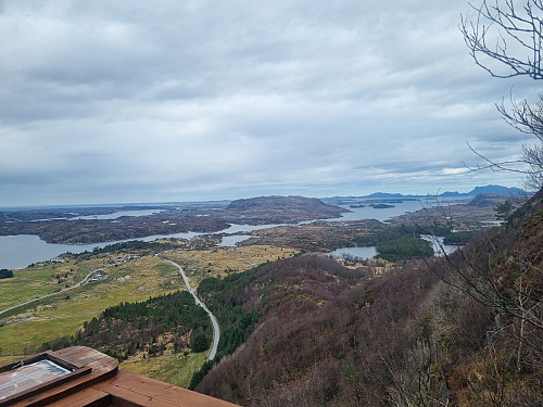 Utsikt frå Ånneland Terasse