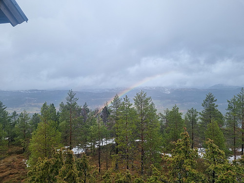 Regnbogen sett frå Nasakletten