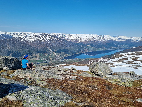 Utsikt frå toppen av Kvamsfjellet