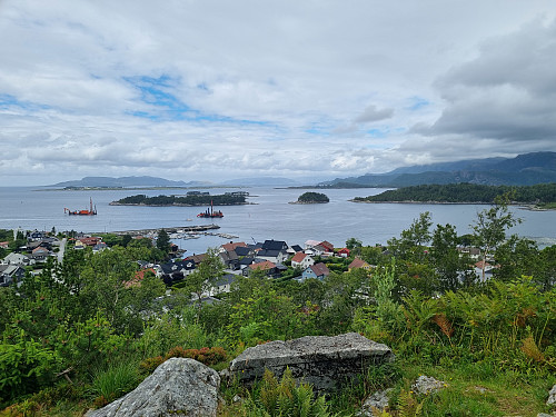 Eit av utsiktspunkta frå trimpoengjakta