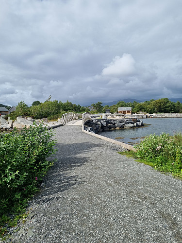 Sørstrand folkepark. Fin badeplass, er det også. 