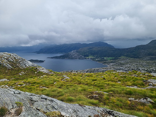 Frå toppen. Høyvika