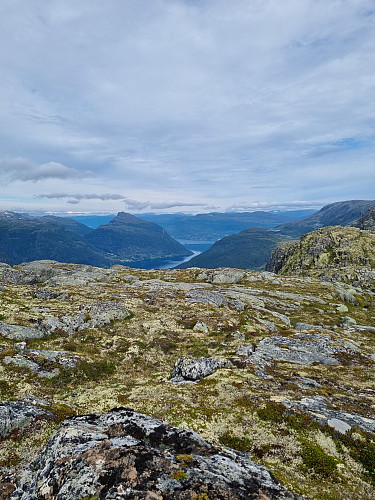 Utsikt frå Ytstekupa mot Ryssdalshorn