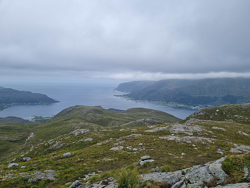På vegen var det litt utsikt