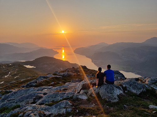 Solnedgangen frå Naregga