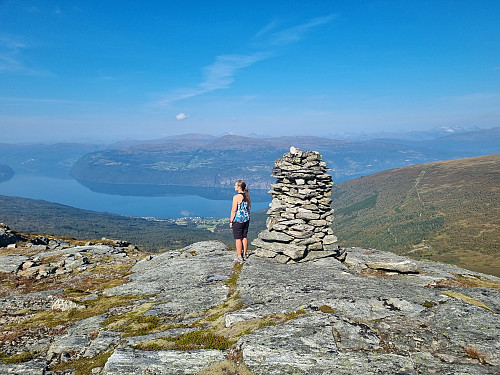 Utsikt frå Skavegga mot Nordfjorden