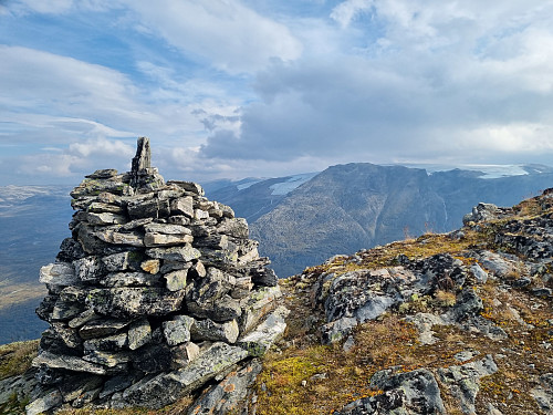 Utsikt frå Voranova mot Myklebustbreen