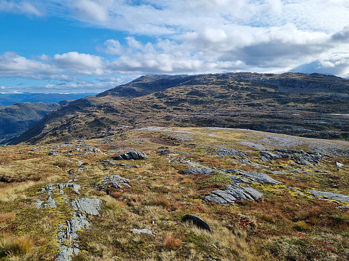 Utsikt frå toppen av Troda, austover