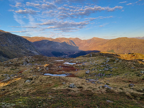 Utsikt frå toppen av Indrebøfjellet