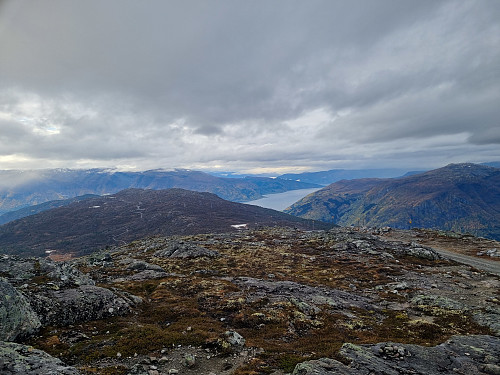Utsikt frå Storehaugfjellet