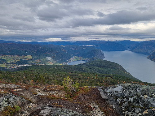 Utsikt frå Storehaugfjellet