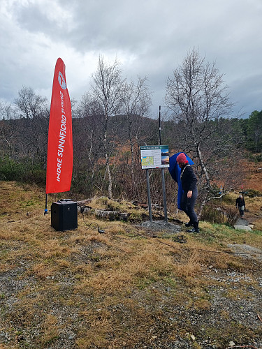 Avduking av skilt til Nordheia