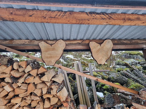 Inni vedlaet finn ein desse. Koseleg. 