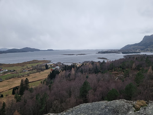 Utsikt nordvestover frå Olsetåsen
