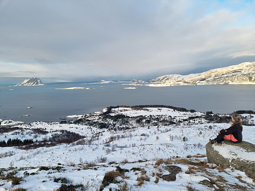 Utsikt nordvestover