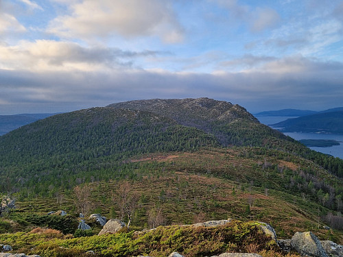 Husfjellet sett frå Eikelandsknoltren