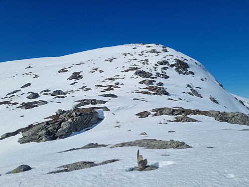 På veg opp på Blåfjellet