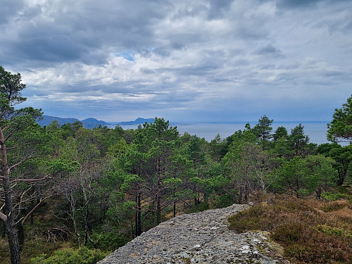 Utsikt frå utsiktpunktet på Vågsfjellet
