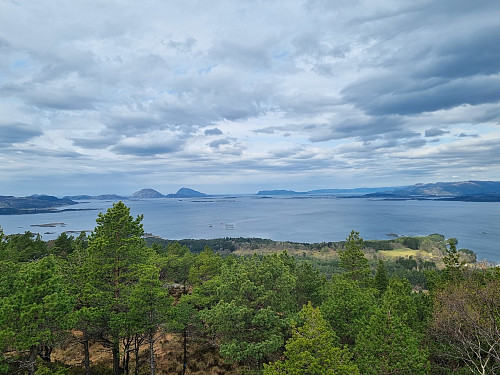 Utsikt frå utsiktpunktet på Vågsfjellet