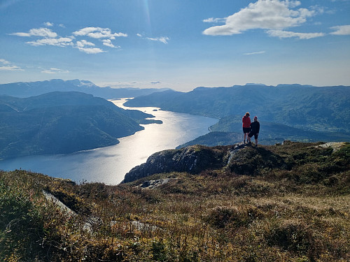 Nydelig utsikt frå Skåfjellet