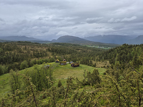 Utsikt over Ullebuststølen
