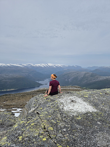 Fin utsikt frå toppen