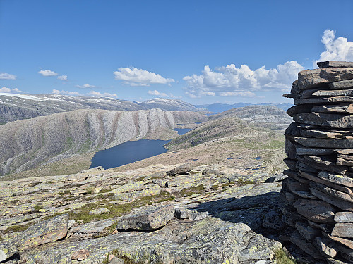 Utsikt frå toppen austover