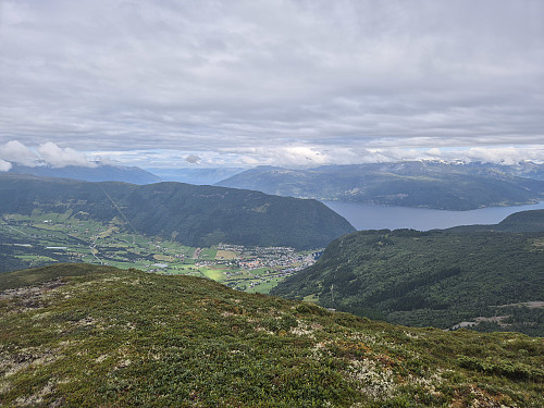 utsikt frå Hjorthaugrana