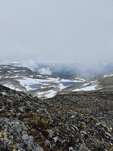 Utsikt frå toppen av Rambertinden.