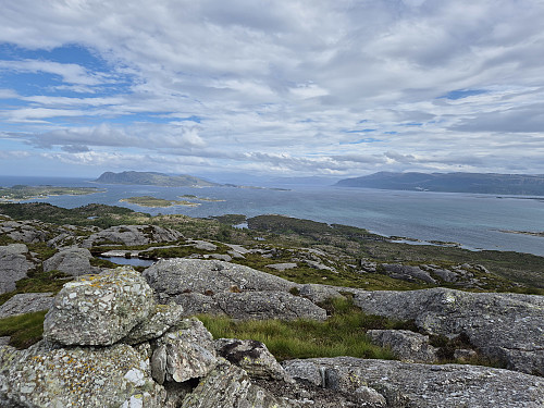 Utsikt nordover frå Brunnefjellet