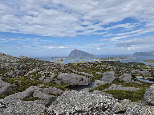 Utsikt nordover mot Store Batalden sett frå Brunnefjellet
