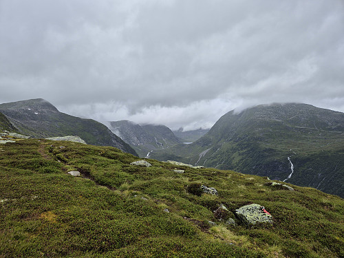 På veg opp til Dalefjellet