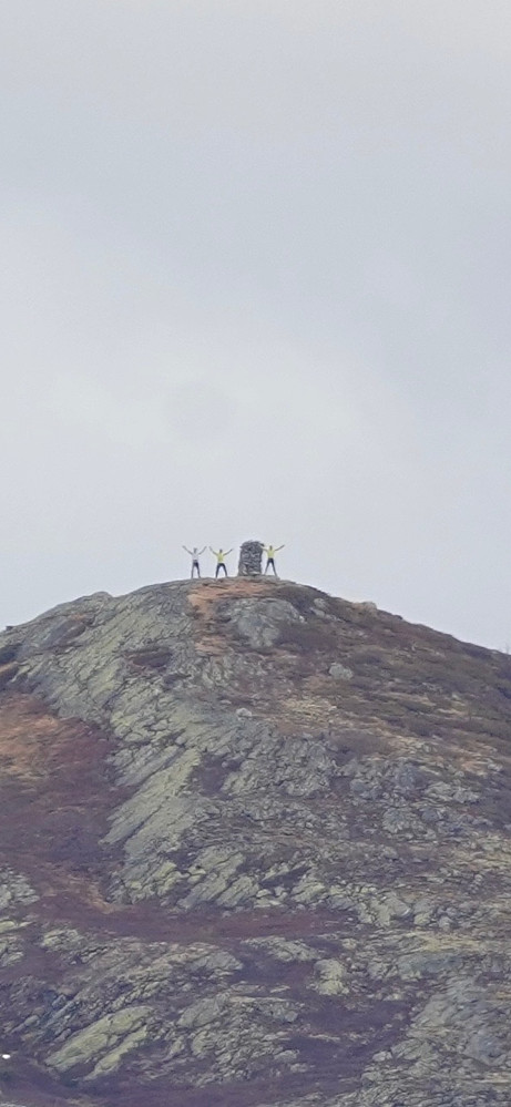 Tatt fra Øvre Reinsjøfjell hyttefelt 5,1 km unna