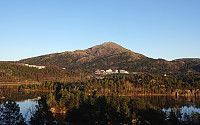 Lyderhorn as seen from Bjørnhaugen