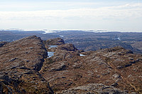 Looking south from Liatårnet (towards Indrafjellet)