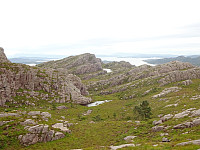 Looking south (south of Høgafjellet) into the direction of Haganesfjellet