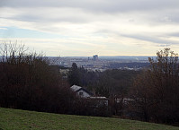 View back (across Wien) from the ascent to Satzberg