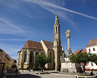 The Benedictine church in the center of Sopron