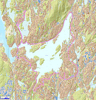 Cycling around Nordåsvatnet to check that "everything works" (after changing to spikes for the winter)