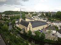 Nice view down into the valley of the Alzette