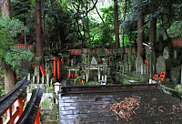 Graveyard on Mt. Inari, off the beaten track.