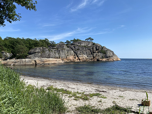 Vakre og skjermede Strandvika