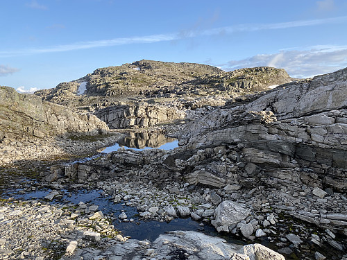 Steinlandskap i kontinuerlig endring under Elvershei