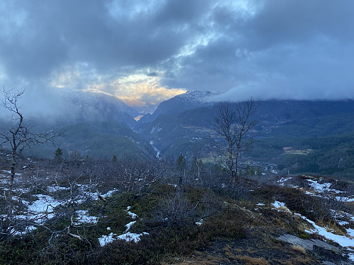 Utsikt mot Skare og Odda