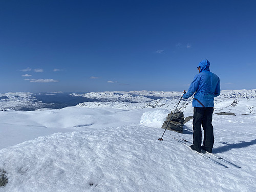 På Søre Kaldafjell, fylkets 22. høgaste fjelltopp